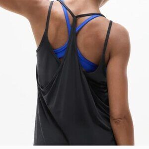 NWT Athleta with Ease Strappy tank black size small top